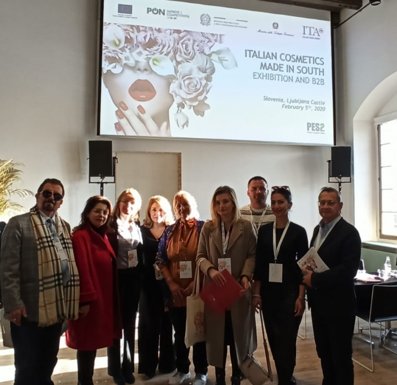 Delegazione operatori albanesi alla Mostra della Cosmetica italiana, Lubiana 5-6 febbraio 2020