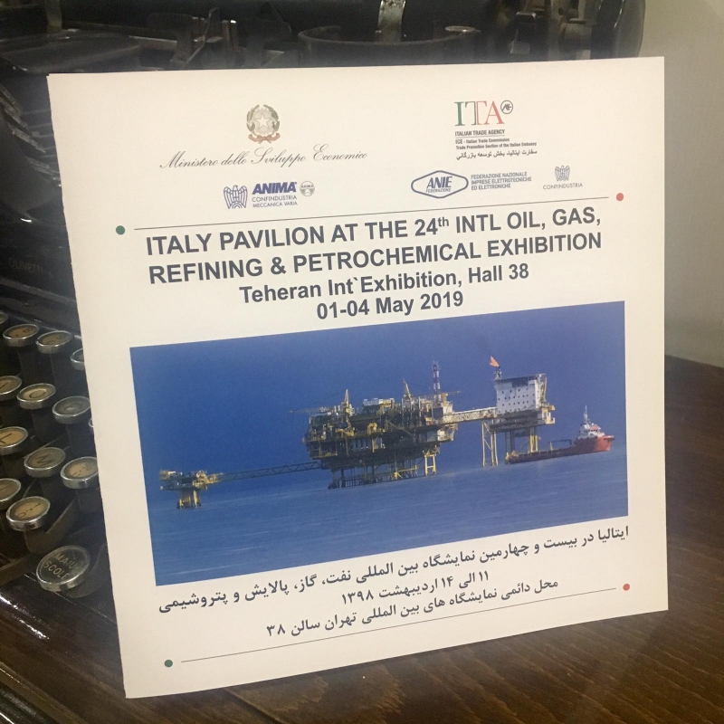 Presenza italiana alla 24^ edizione della fiera Iran Oil Show