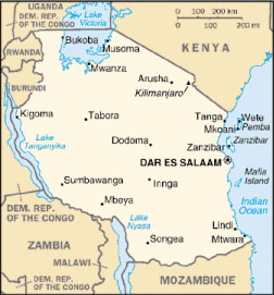 Tasso di crescita della Tanzania diminuita  al 5,7%