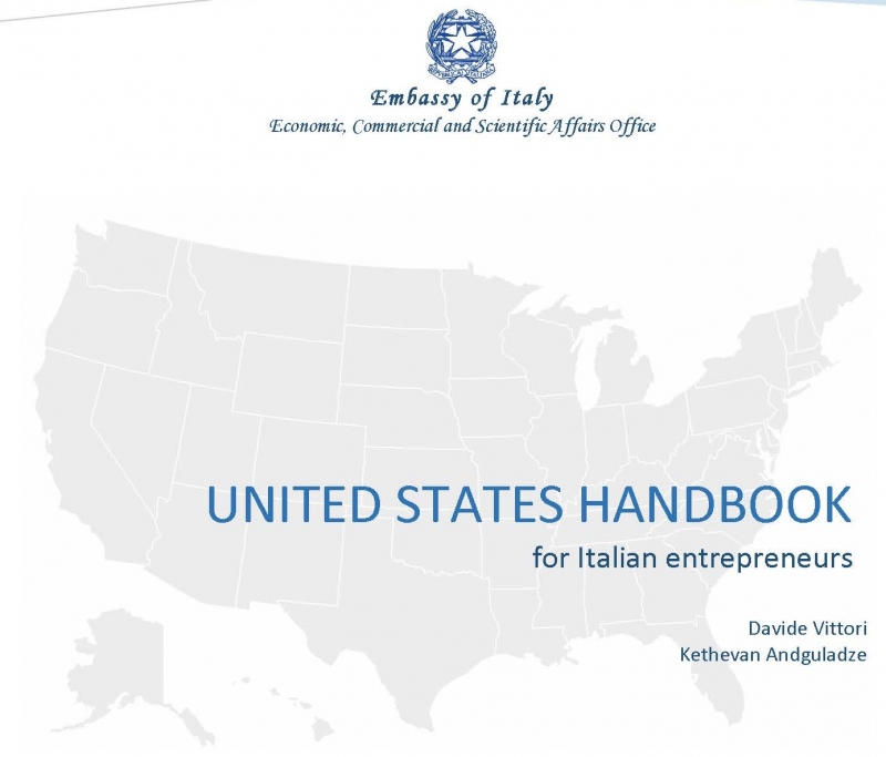 UNITED STATES HANDBOOK: UNA GUIDA PER LE AZIENDE ITALIANE AI 50 STATI USA