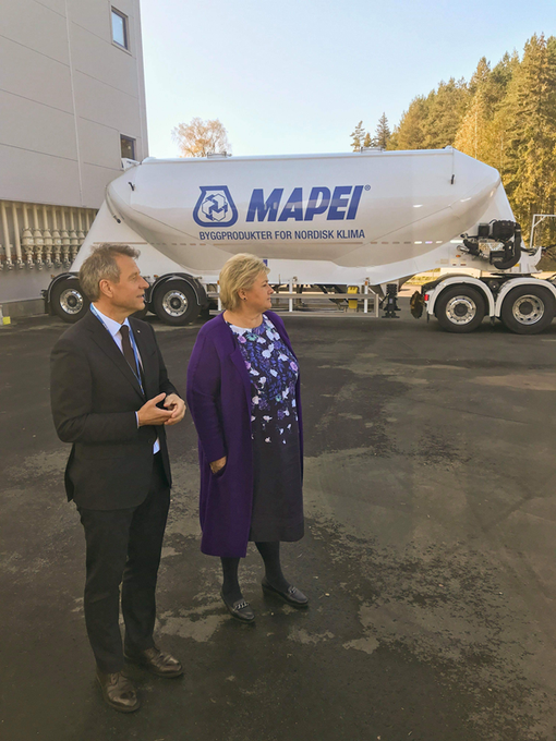 Inaugurato un nuovo stabilimento Mapei in Norvegia