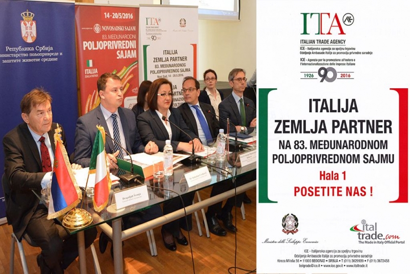 83^ Fiera Internazionale dell'Agricoltura a Novi Sad (14-20 maggio 2016)