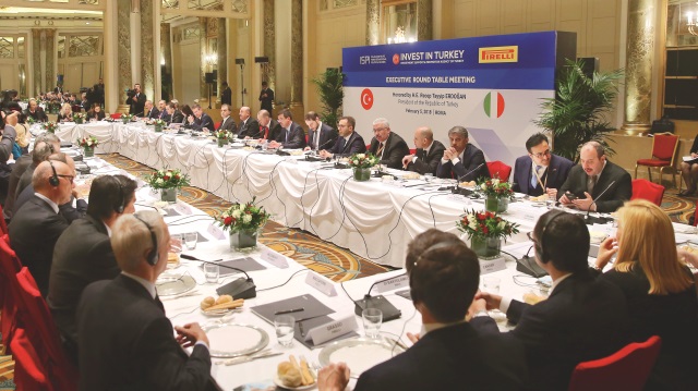 Il Presidente Erdogan incontra gli investitori italiani