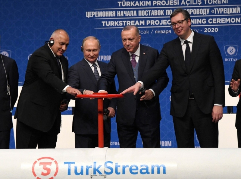Inaugurazione ad Istanbul del gasdotto TurkStream